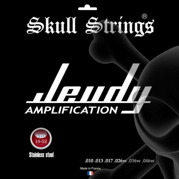 JEU DE CORDES GUITARE - 10-52 - SKULL STRINGS - JEUDY AMPLIFCATION