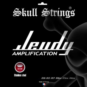 JEU DE CORDES GUITARE - 10-46 - SKULL STRINGS - JEUDY AMPLIFCATION